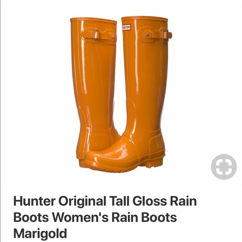 Hunter original tall gloss rain boots size 6 EU37